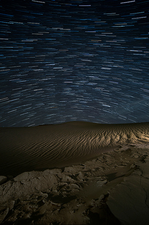 Mesquite Dunes Star Trails