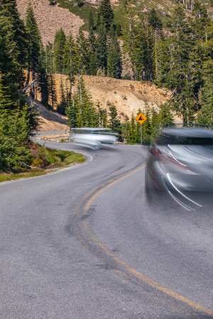 Park road, Lassen Volcanic National Park