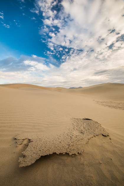 Sunrise at sand dunes, Mesquite dunes