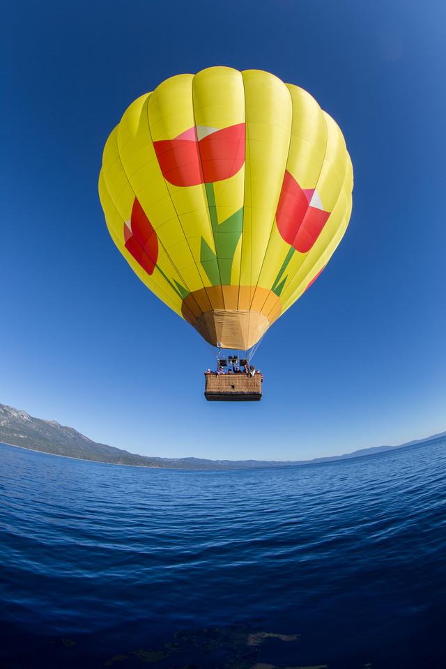 Hot Air Balloon, Lake Tahoe