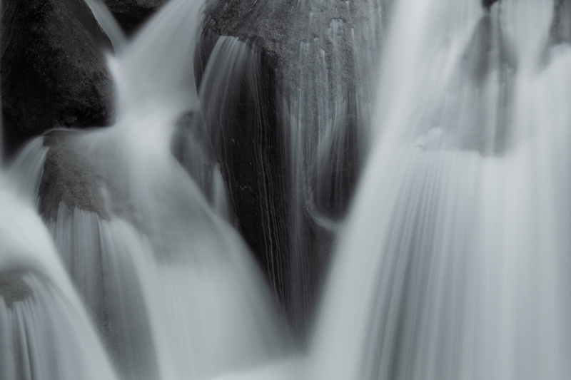Macro image, Cascade Falls, Yosemite National Park