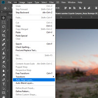 Photoshop menu