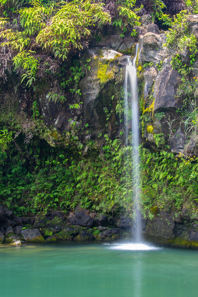 Unanmed waterfall, Pua'a Ka'a State Wayside park, Maui, Hawaii