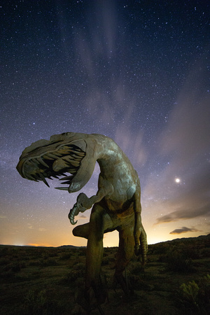 T-Rex dinosaur scuplture, Anza Borrego State Park