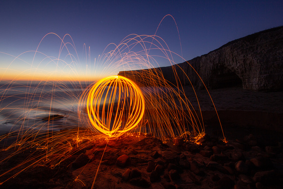 Fire Orb, Davenport Beach