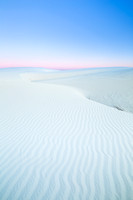 Sunrise on sand dunes, White Sands National Park