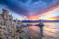 Summer storm, Mono Lake