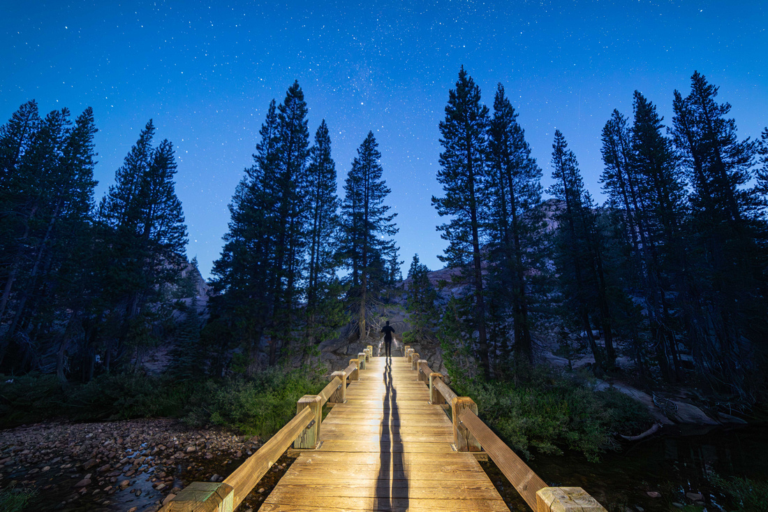 Light painting, Glen Aulin