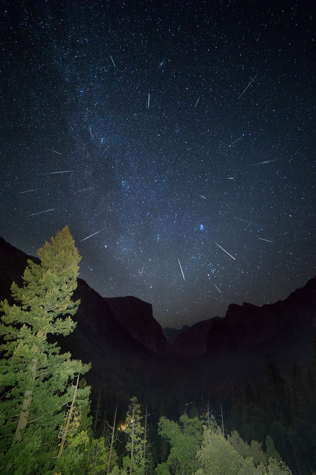 Olmsted Point Perseids Meteor Shower