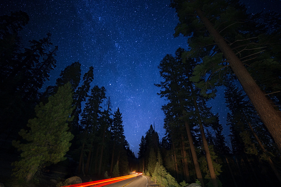 Tioga Pass and Perseids meteor shower, Yosemite National Park